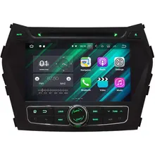 8 ”Android 7.1 Quad Core 2 GB RAM 2 Din HD coche estéreo reproductor de DVD Bluetooth USB/TF FM para Hyundai IX45/Santa Fe 2013-2016