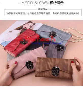 

by dhl or ems 100pcs New style Ladies Women Wallets Matte Leather Casual Women Wallet Elegant Female Purses Ladies Wallets
