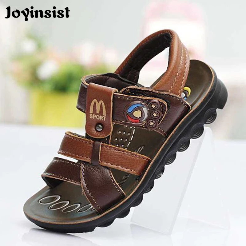 

Children's Sandals High quality Kids Shoes Baby Boy Girl Closed Toe Summer Beach sport pu leather Sandals Shoes Sneakers