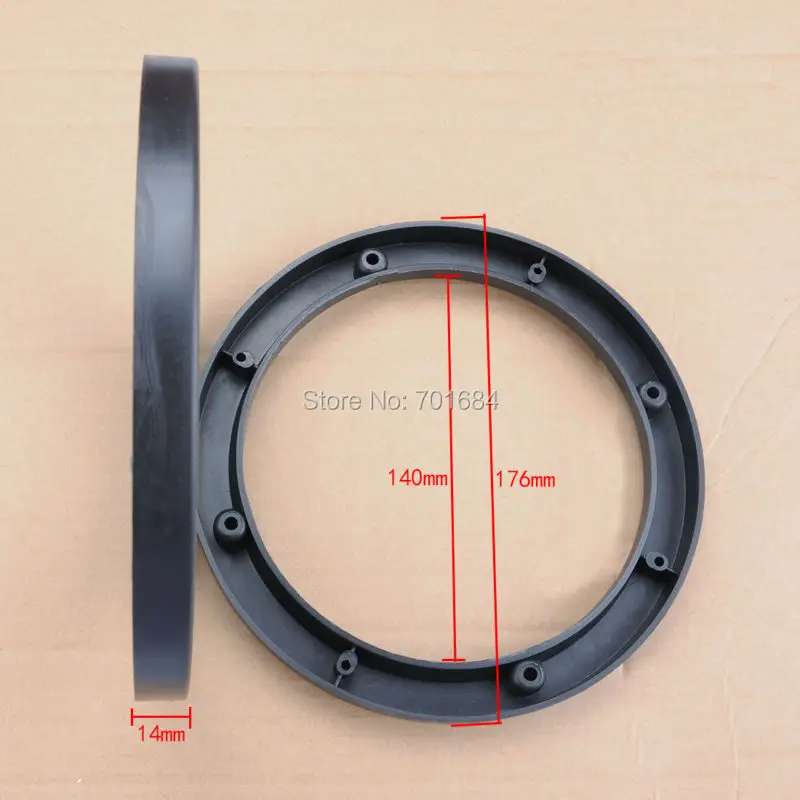 Wotefusi 6," автомобильный динамик черный 1,2" Глубина удлинитель прокладки кольца адаптер водонепроницаемый [QPA438]