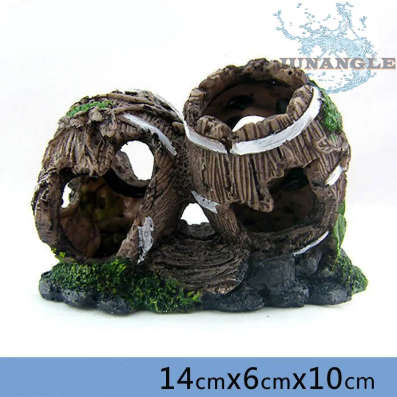 Fish Refuge House Aquarium Resin Fish Hiding House Aquarium Decorations