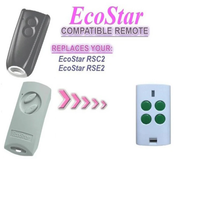 

1pcs Hormann Ecostar RSE2 RSC2 Hand Remote Control Clone Duplicator Remote control free shipping