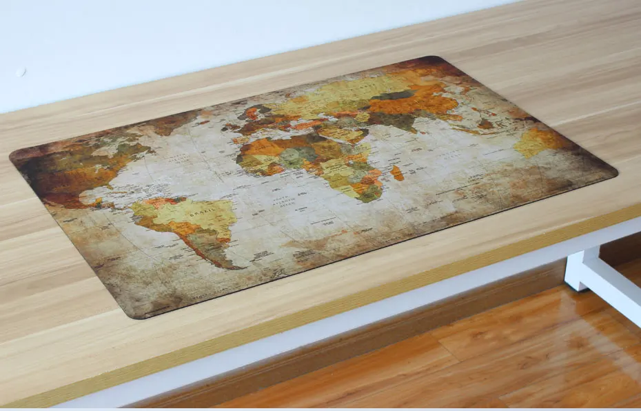 Большой горячий различный размер карта мира офисный коврик для мыши геймер для скорости компьютерный игровой коврик для мыши Настольный коврик