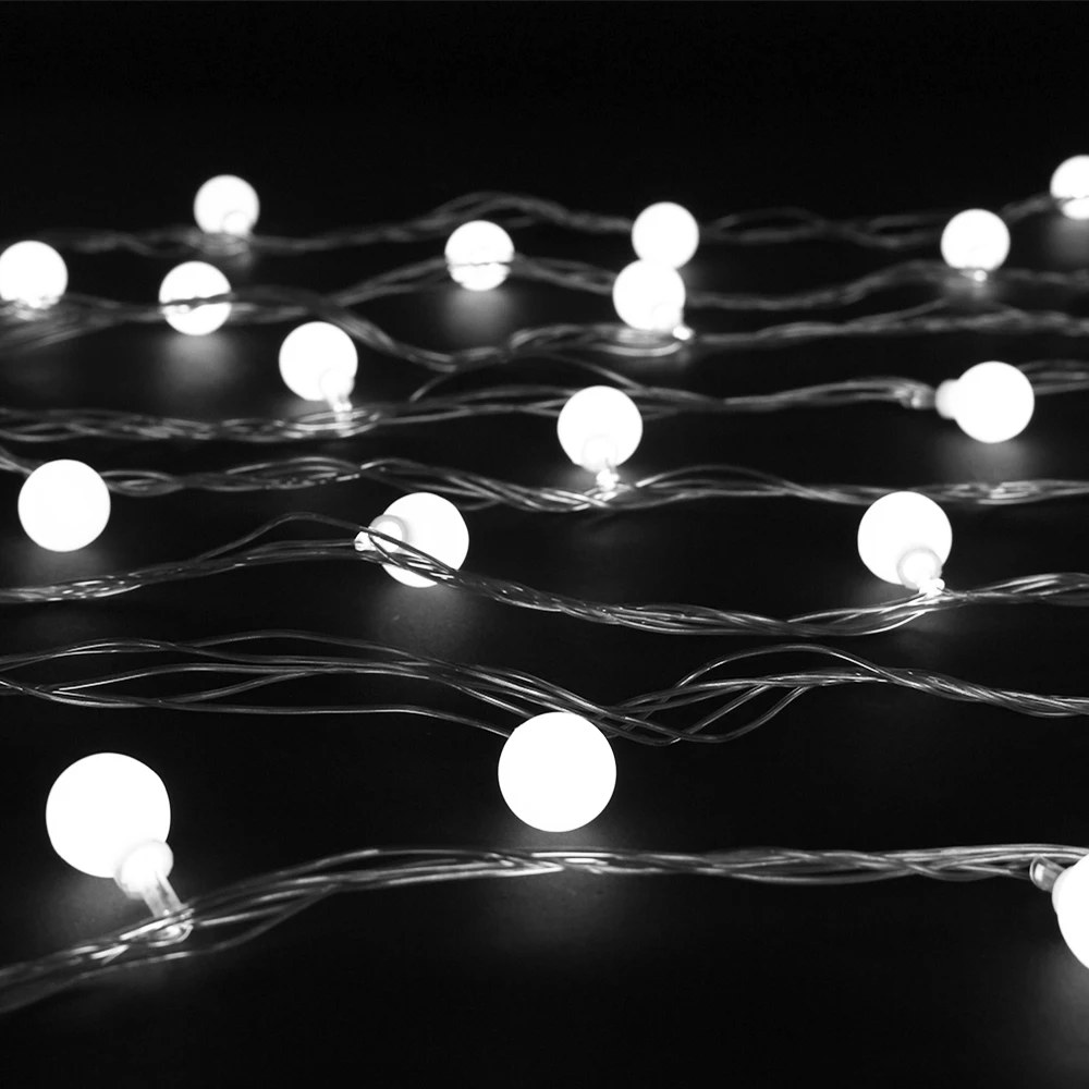 free shipping AC220V 8W 10M 50 LED Ball string lamps Colorful rgb Christmas tree light Holiday Wedding Party Garden Decoration free shipping AC220V 8W 10M 50 LED Ball string lamps Colorful rgb Christmas tree light Holiday Wedding Party Garden Decoration