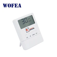 Wofea беспроводной датчик температуры с ЖК-дисплеем 1527 чипов работает с GSM сигнализацией