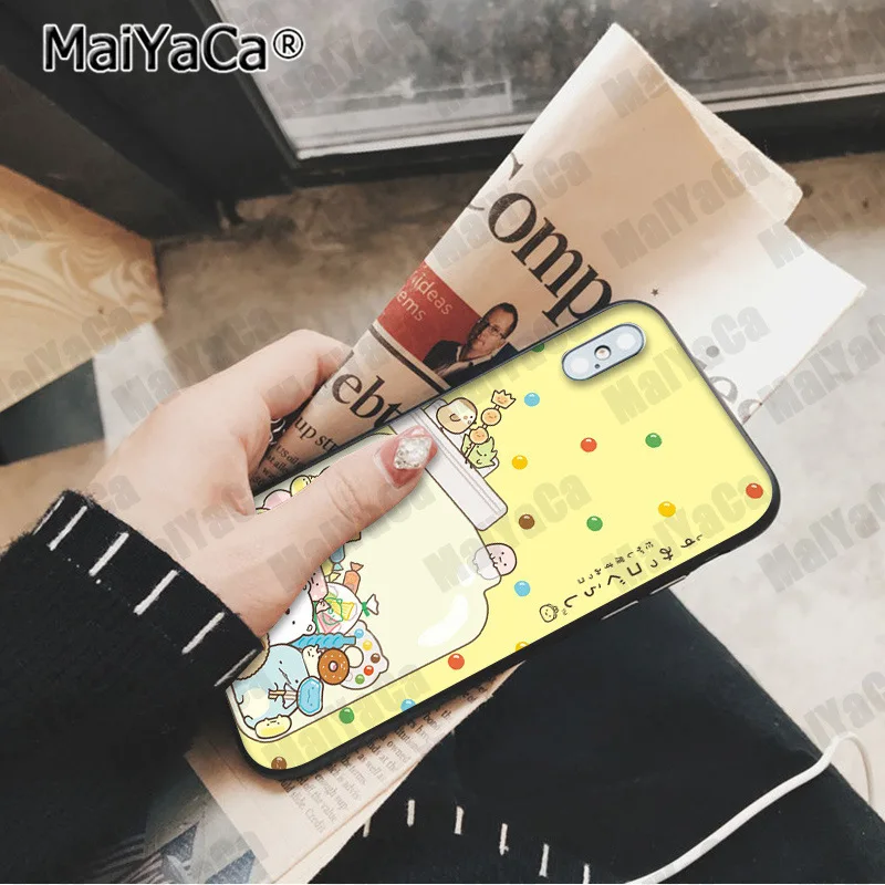 MaiYaCa Kawaii Сумико гураши Coque Shell чехол для телефона iphone 11 pro 5Sx 6 7plus 8 8Plus X XS MAX XR - Цвет: A5