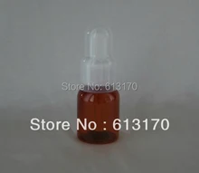 25ml 25cc Empty essential oil bottle PET dropper bottles dark brown small sample vials Free shipping