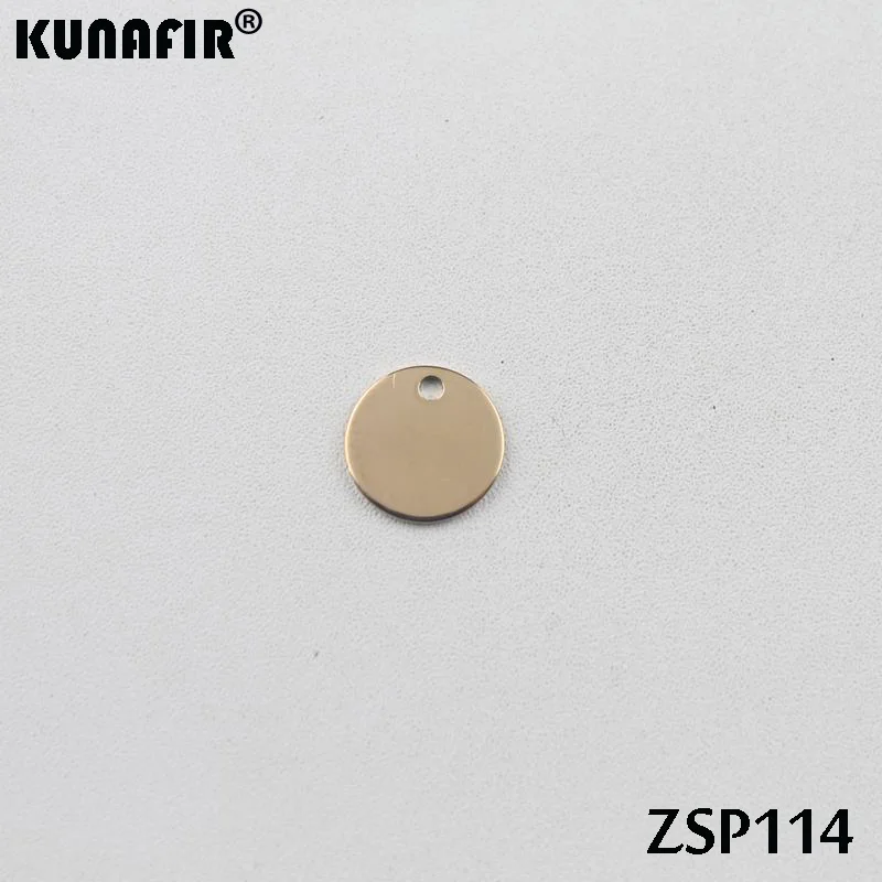ZSP114 rose gold Пустые бирки, цветные бирки, бирки из нержавеющей стали, ярлыки для ювелирных изделий, аксессуары, 50-500 шт, некоторые стили - Цвет: ZSP114 rose gold
