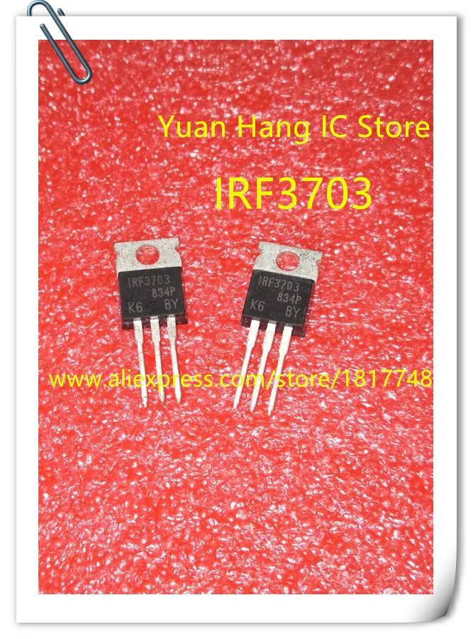 10 шт./лот IRF3703 FET 30V 210A TO-220 NPN новая Оригинальная гарантия качества | Электроника
