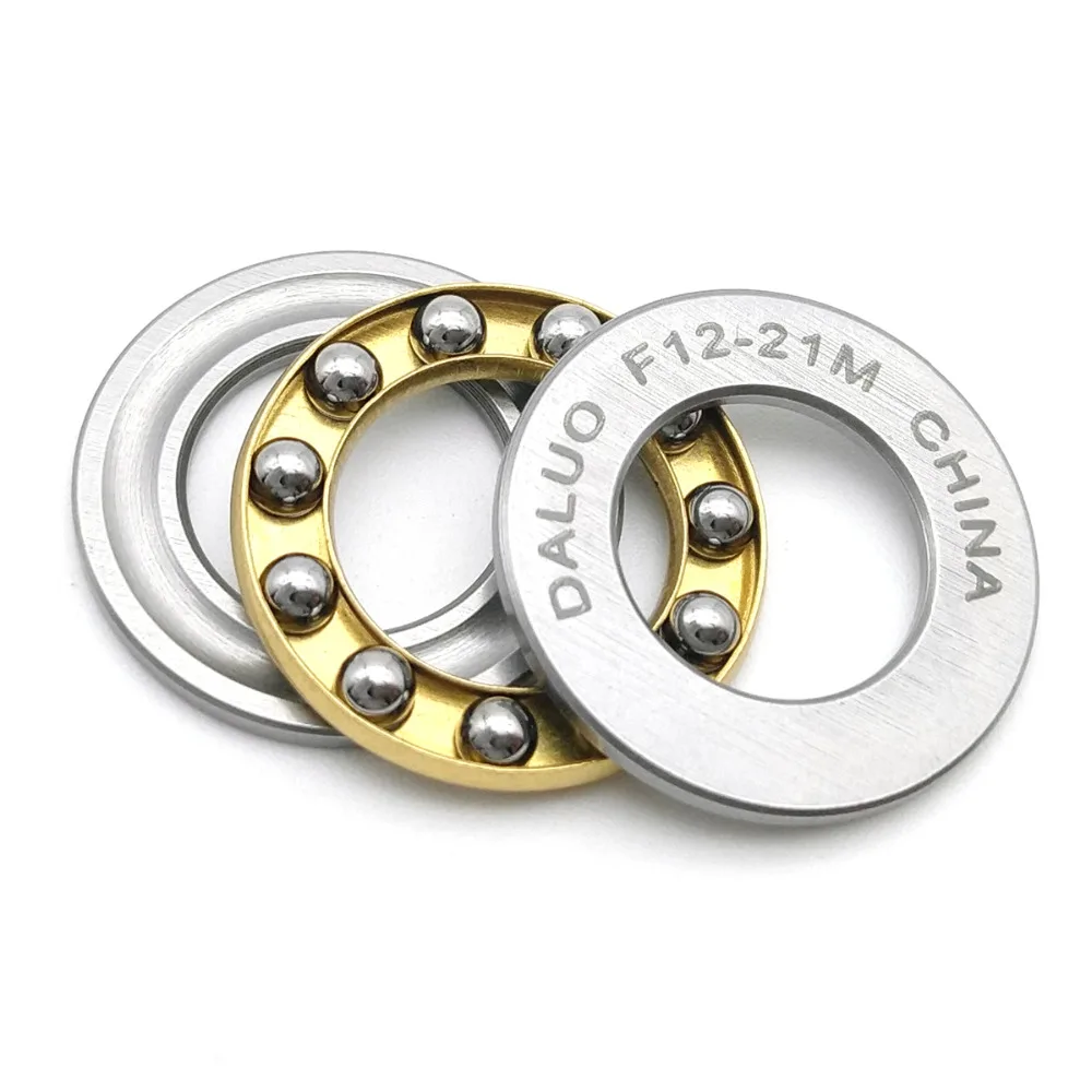 

DALUO Bearings F12-21M 12X21X5 F12-23M 12X23X7.5 Thrust Ball Bearings Single Separable Direction