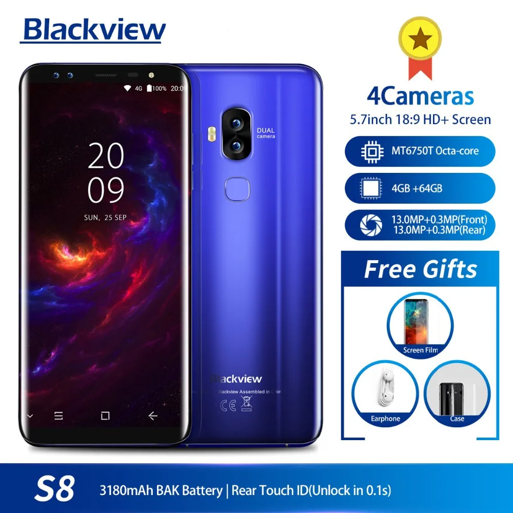 Смартфон Blackview S8 4+64 ГБ|Смартфоны| |