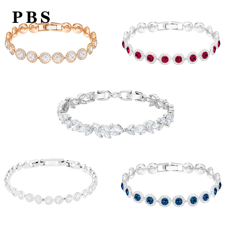 

PBS High Quality 1:1 Exquisite Swa Jewelry Rome Series Bracelet Logo Free Package Manufacturers Wholesale