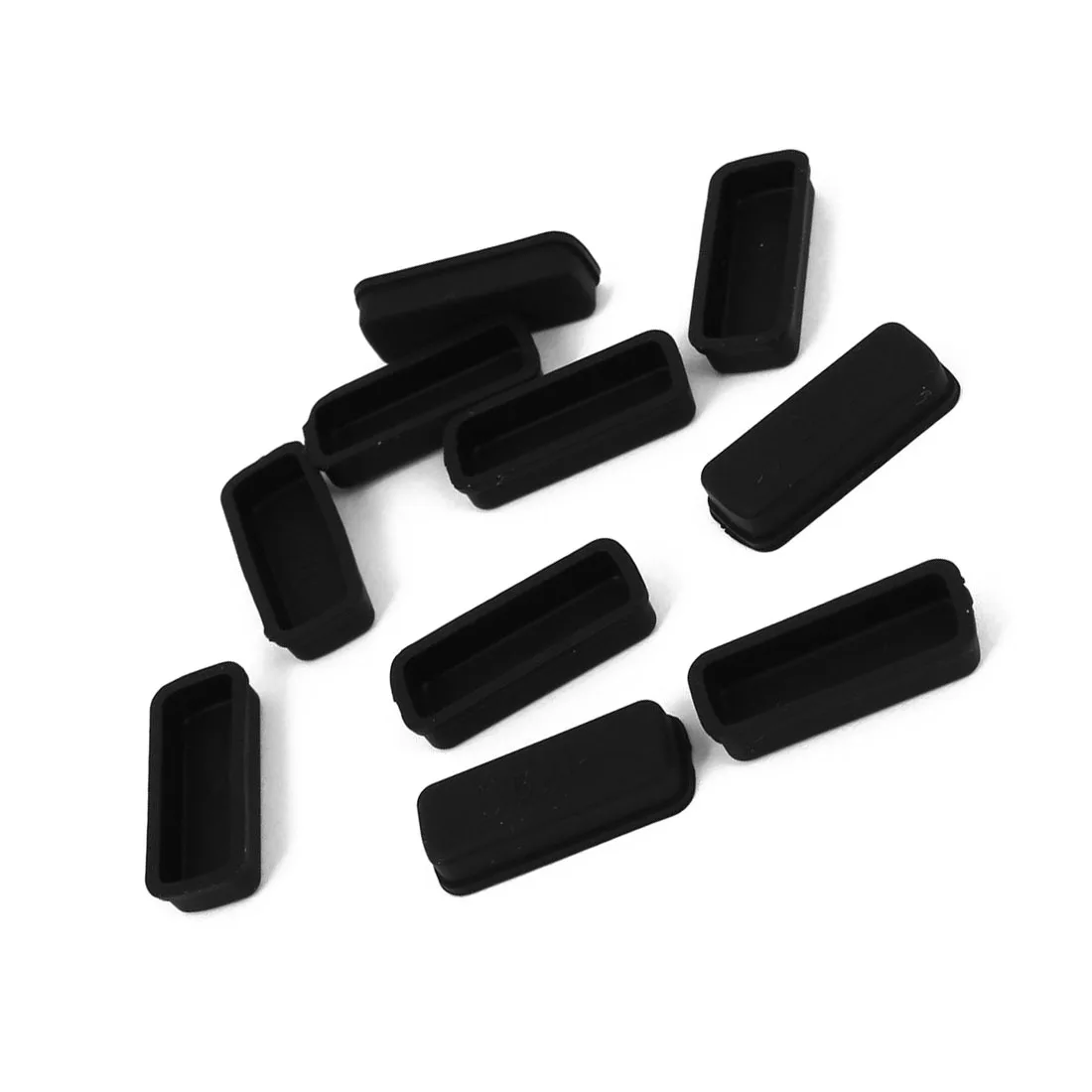 

10 Pcs Black Silicone Anti Dust Protector Cover for DVI Video Port