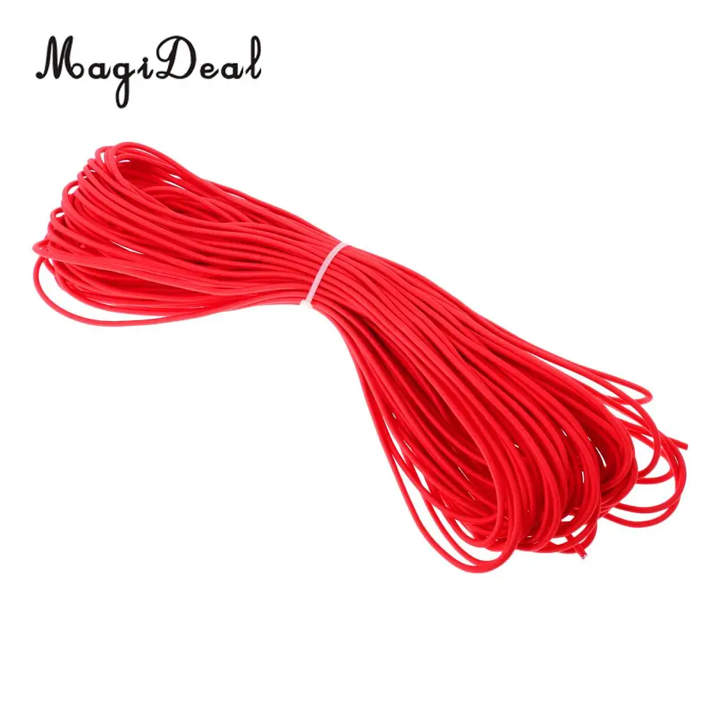 MagiDeal 3mm Elastic Bungee Cord Marine Grade Shock Rope Stretch Band Tie Down Kayak Boat Tent Poles Tarpaulin - Various Length