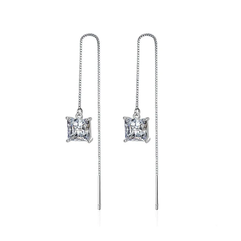 square cz zircon dangle earrings jewelry (4)