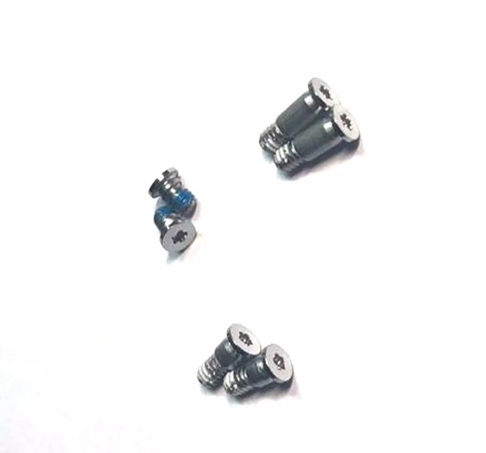 New Bottom Screws For MacBook Retina 13 A1708 without touch Bar 2016-2018 6pcs (Silver)