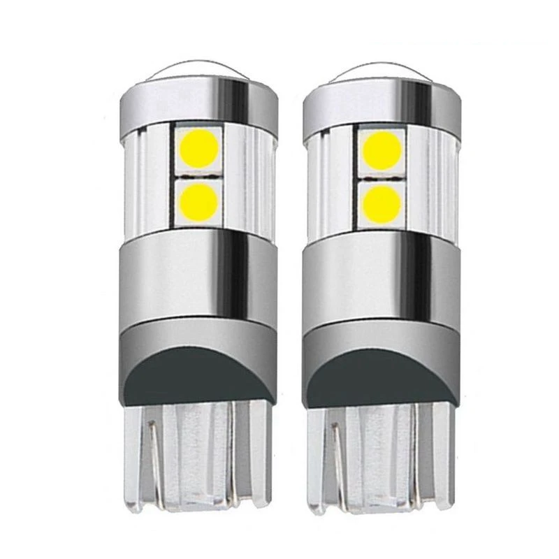 

2X T10 W5W 9 SMD 3030 LED Car Clearance Light Marker Lamp 168 WY5W 9SMD LED CANBUS Auto Wedge Tail Side Bulbs White Blue Yellow