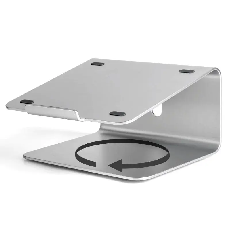 

AP-2 Laptop Stand Aluminum Base 360 Rotating Ergonomic 15 Degree Angle 11-17 inch Notebook Heighten Holder Design for MacBook
