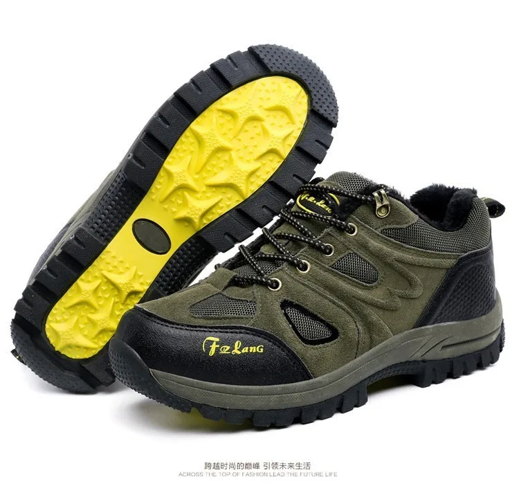 2018 зимняя походная Мужская обувь для альпинизма износостойкая походная спортивная обувь теплая Уличная обувь зимние сапоги походная обувь