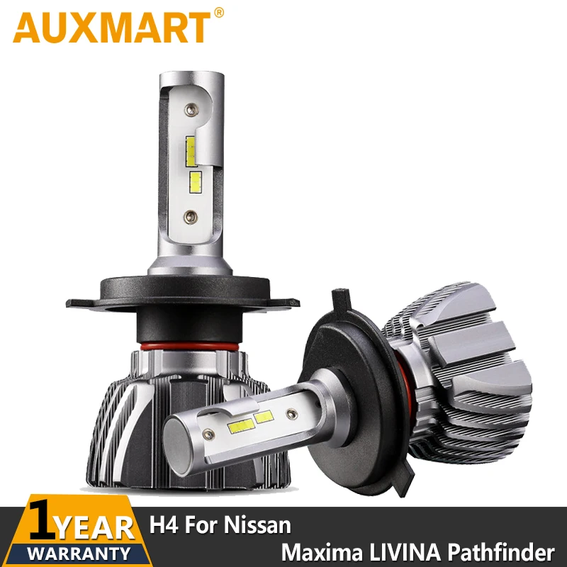 Auxmart NF15 H4 led headlight 50W 8000LM CSP Chips LED Headlight Bulb Hi Lo Beam Headlamp for