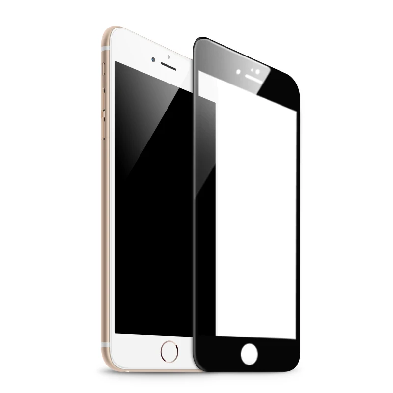 

Full Coverage Front and Back Colorful Plating Tempered Glass Screen Guard Film Mirror Effect Protector Cover for iPhone 6 6S