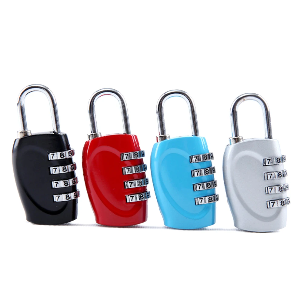 Zinc Alloy Security Travel Suitcase Luggage Code Lock Padlock Mini