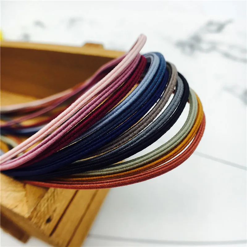 Korean Diy Accessories Headline Rope Hair Circle 0.15cm Four Angle