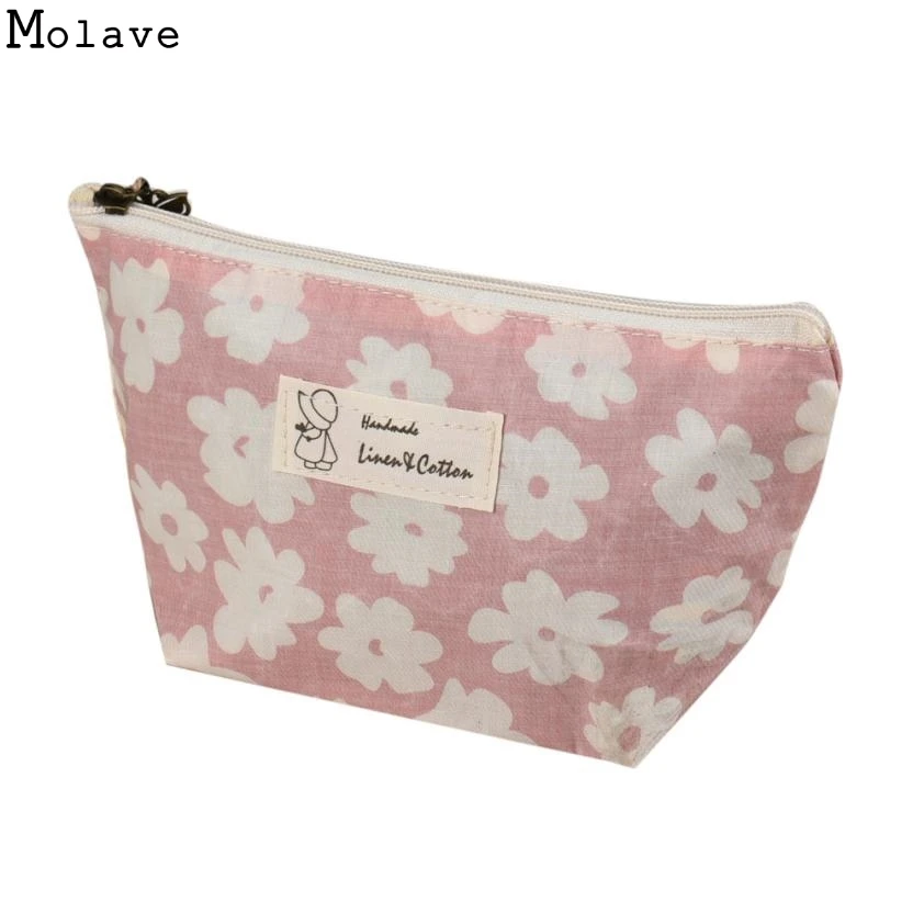 

Cosmetic New Portable Women Makeup bag Toiletry bag Travel Wash pouch Cosmetic Bag Make Up Organizer Storage beauty Case D36M15