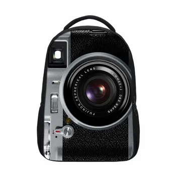 

VEEVANV New Fashion Men's Backpacks Retro Camera Printing Backpacks Boys Casual Teenagers Shoulder Bags School Backpack Children