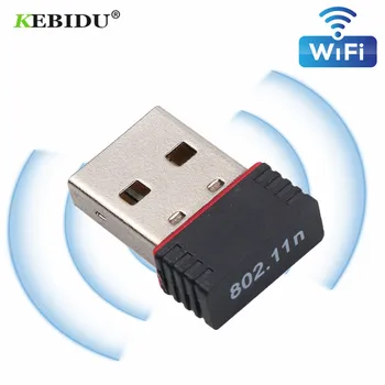 

Kebidu USB WiFi Receiver Wireless Network Card LAN Adapter Mini 150M 150Mbps for Computer PC for Mac Win XP/Vista/7/8