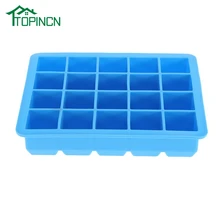 TOPINCN 20 сетки Силиконовый Лоток с формой для кубиков льда контейнер для льда