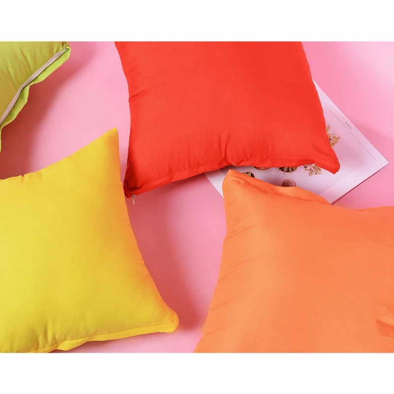 Urijk яркий сплошной цвет Наволочка декоративная наволочка для дивана домашний Cusion Чехлы Чехол подушки сиденья автомобиля 40x40 см