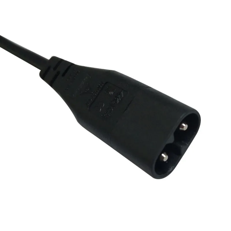 IEC 320 C8 2Pin мужской 2xC7 Женский Y Сплит кабель питания около 28 см C8 двойной C7 IEC 2Pin Рисунок 8 Мужской до 2 Женский Шнур