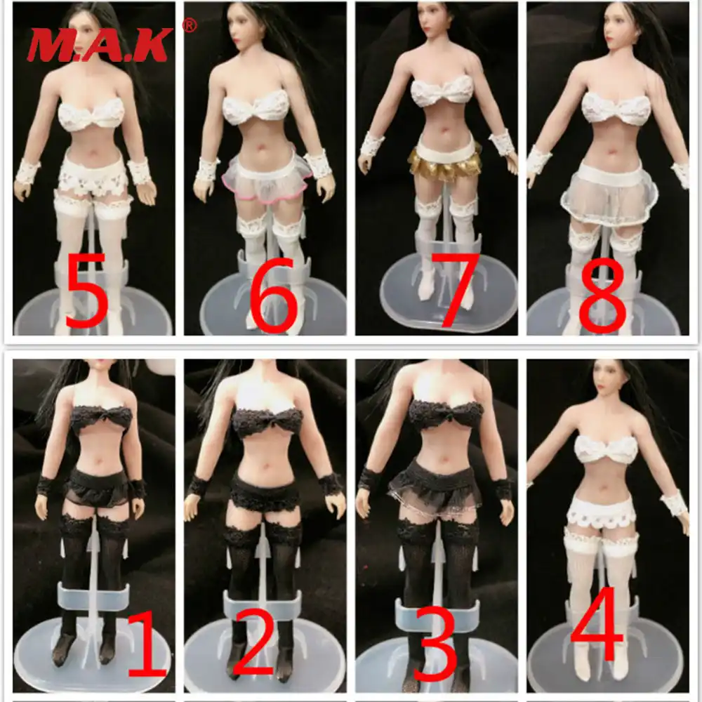 1//12 Female T-Shirt /& Short Pants Fit 6/" Seamless PH TBLeague Figure Body Model