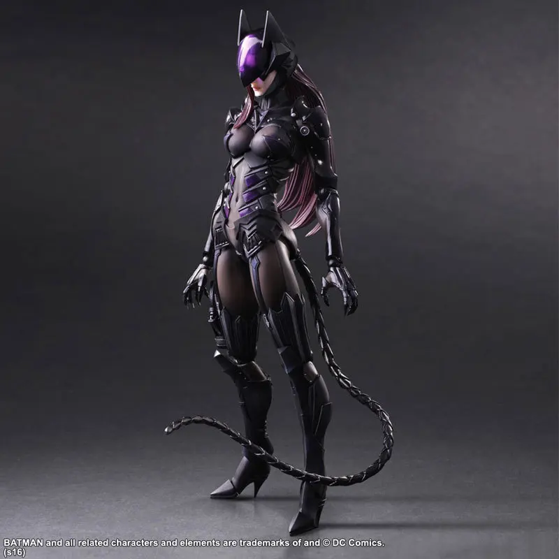 Фигурка женщины-кошки, Playarts Kai, модель аниме, игрушки, фильм, Бэтмен, игра, искусство, женщина-кошка, 260 мм