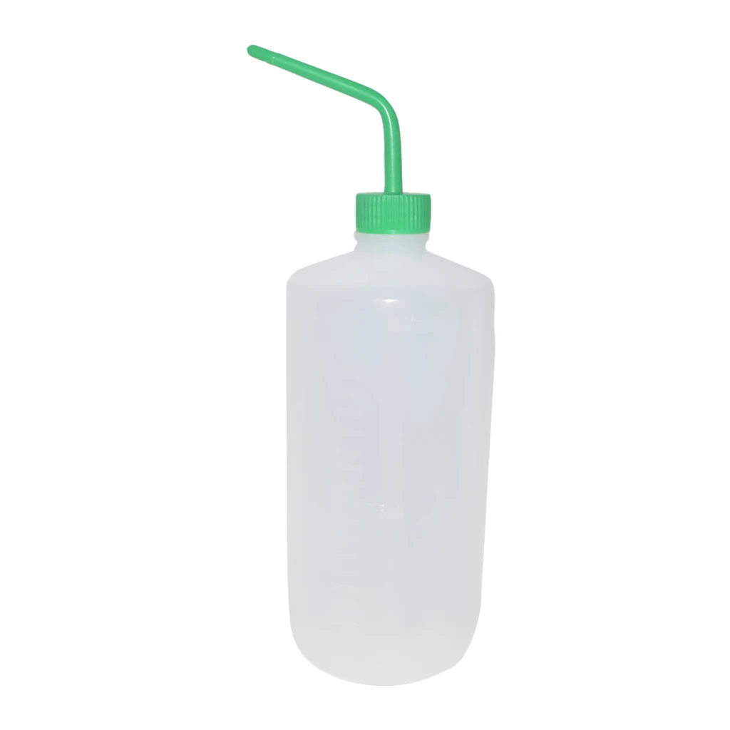 1000ml Garden Watering Can Plastic Water Soap Wash Bottle Curved Head Green Watering & Irrigation