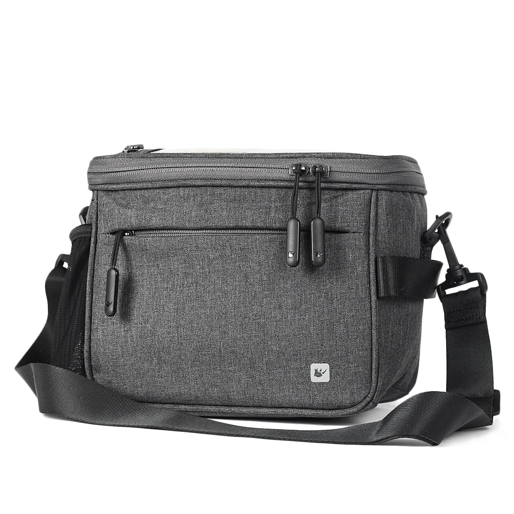 Discount Rhinowalk Waterproof Bicycle Bag Touch Screen Handlebar Front Tube Bag Multifunction Shoulder Bag for Phone Camera GPS Container 3