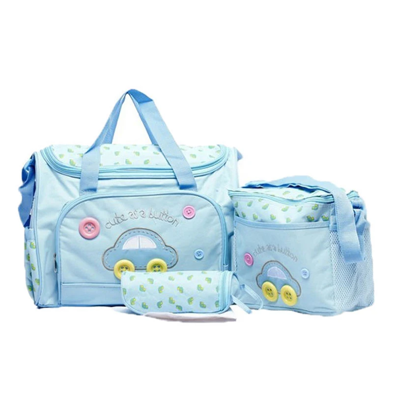 

Fashion 4pcs Mummy Maternity Nappy Bag Large Capacity For Baby Backpack Diaper Nursing Bag For Baby Care Stroller Y1