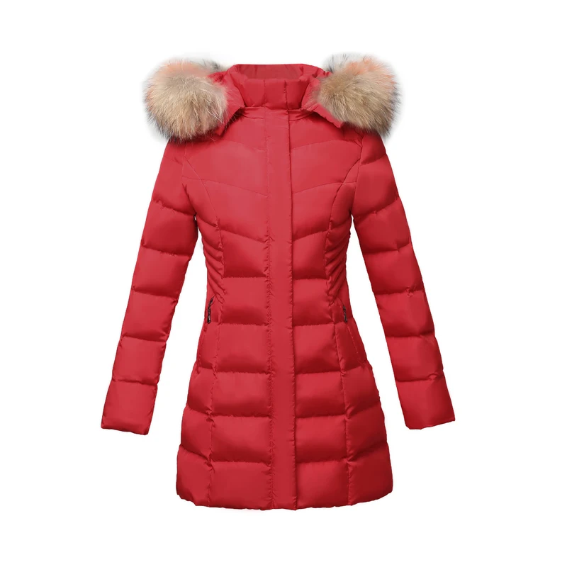Women Winter Parkas Hooded Long Cotton Padded Jackets Big Fake Fur Collars Women Coat Winter Loose Outwear Jacket And Coat CH767 (17)