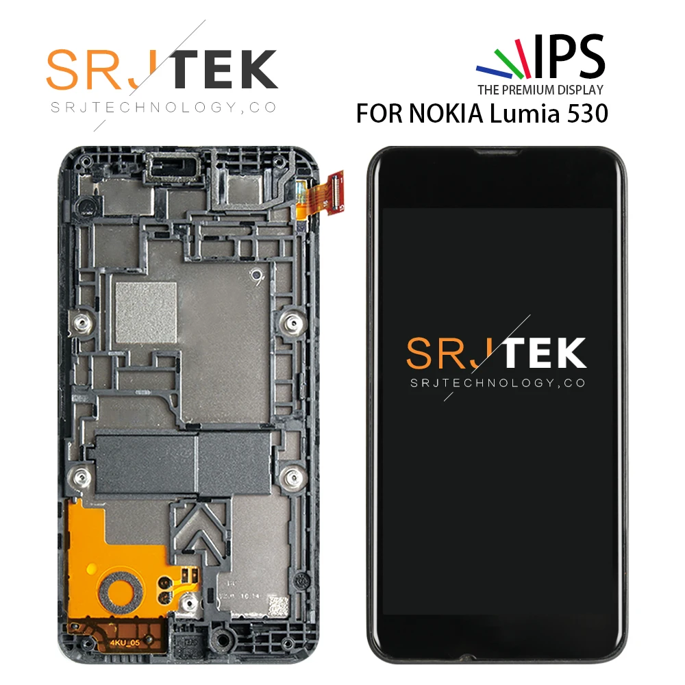 

No Dead Pixel 4.0 " 854x480 RM-1017 LCD For NOKIA Lumia 530 Display Touch Screen Digitizer Assembly Replacement N530