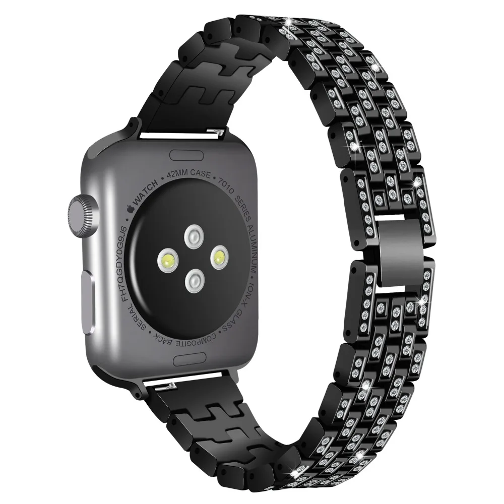 

New Designed Stainless Steel Watch Band Metal Links For Apple Watchband Series 1/2/3/4 42mm/38mm For iwatch 40mm 44mm Bracelet