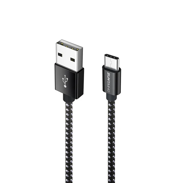 [10-Pack] Suntaiho usb type C кабель 25 см 1 м 2 м 3 м кабель передачи данных для быстрой зарядки для Xiaomi samsung s8 OnePlus 2 Nexus 6P USB C кабель - Цвет: black white