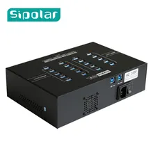 Sipolar 110V220V 20 Port USB 3.0 Charger Syncing Hub USB Splitter For Samsung iPhone iPad Xiaomi Cellphone Laptop Bitcoin Mining
