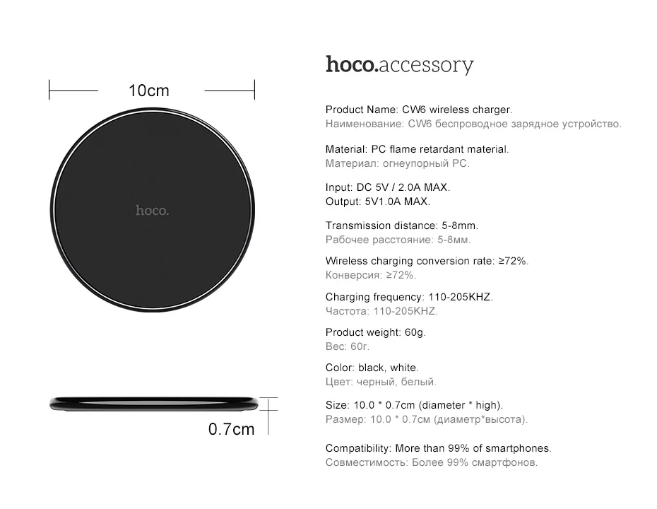 Wireless Charging Pad for iPhone/Android _13
