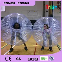 Hot selling!1.5m 0.8mm PVC soccer ball bubble /bumper ball/inflatable zorb ball/loopy ball/bubble football