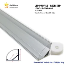 10 шт. 1 метр v слот алюминиевый корпус угловой алюминиевый канал для светодиодной ленты lignt led бар свет 10 мм-12 мм с крышкой