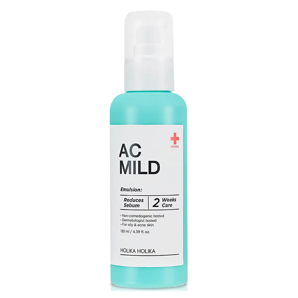 

HOLIKA HOLIKA AC Mild Soothing Emulsion 130ml BEST Korea Cosmetic Hyaluronic Acid Moisturizing Face Cream Skin Care