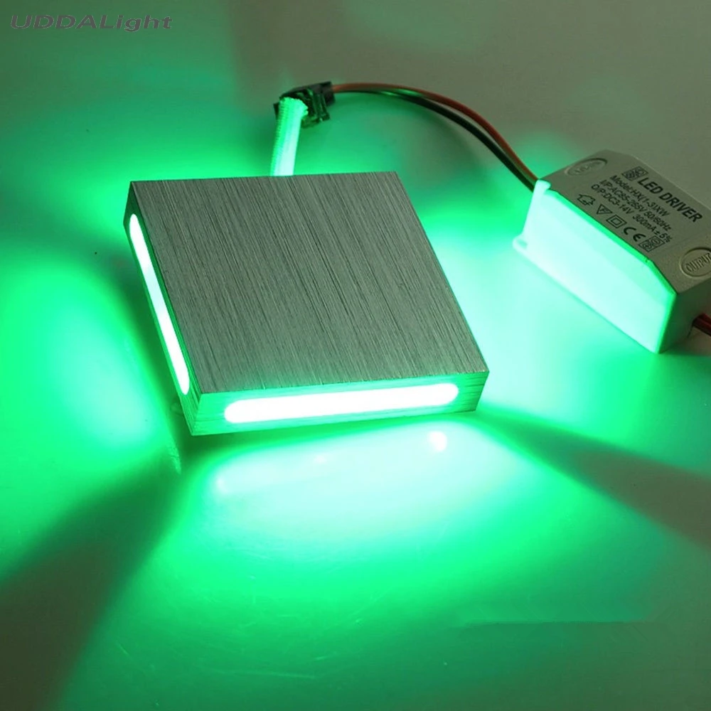 Угловой светильник 1 3W CREEE/Тайвань Светодиодный AL deco лампа лестницы скидка 30%|light