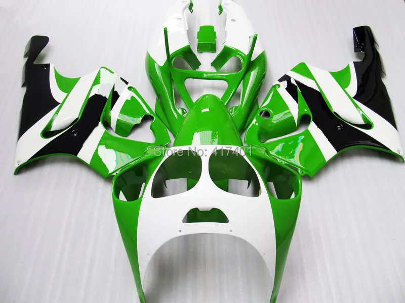 #W1R2 Green White Black fairings For KAWASAKI NINJA 96-03 ZX7R 96 97 98 99 00 01 02 03 ZX 7R ZX-7R 1996 1997 1998 2003 fairing