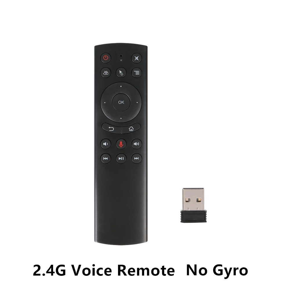 G20S 2,4G Беспроводная воздушная мышь с микрофоном, гироскоп, голосовой поиск, ИК-пульт дистанционного управления для smart android tv box - Цвет: No Gyro Version
